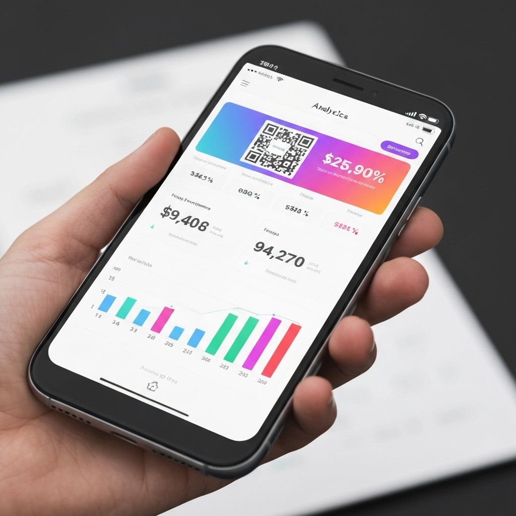 QR Code features on mobile device